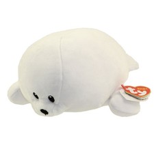 Baby TY - TINY the White Seal (Medium Size - 10 inch) - New BabyTy Stuffed Toy