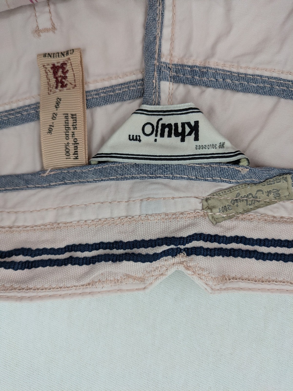 Khujo Damen hellrosa Hose gerades Gr W34 Bein Chino Bündchen Freizeithose image 10