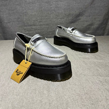 Dr. Martens Penton II Quad Silber Leder Slipp...