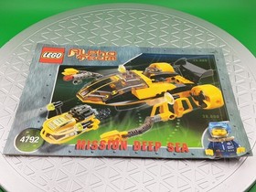 Lego Alpha Team Mission Deep Sea Instr. (4792) with Cam Attway Minifigure