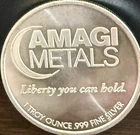 1 OZ 99.9% Pure Silver Amagi Silver Round