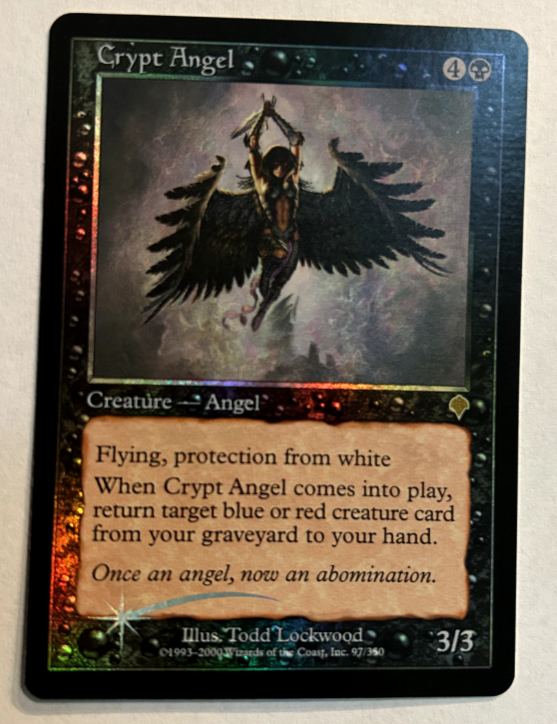 Crypt Angel - Foil - Invasion - NM - Magic the Gathering MTG