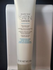 Mary Kay Satin Hands PROTECTING SOFTENER Creme Fragrance Free Full Size