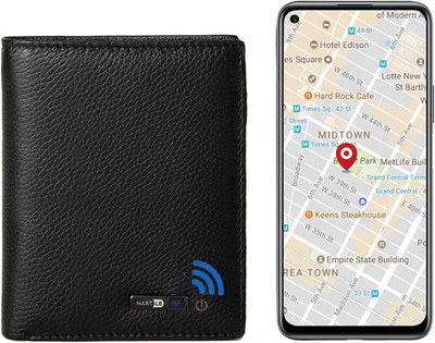 SMART LB Anti-Lost Bluetooth Wallet Tracker & Finder, Mens Slim Minimalist track