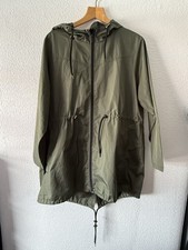 Yours Curve Khaki Green Drawstring Parka Jacket size 18