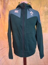 Ireland Rugby Union 2017 Canterbury full zip green Jacket. UK men's size Medium