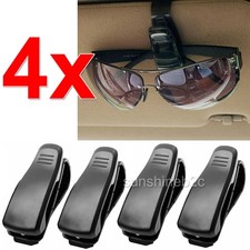 4x Universal Auto Sonnenblende Clip Halter Brillenhalter für Sonnenbrille Brille