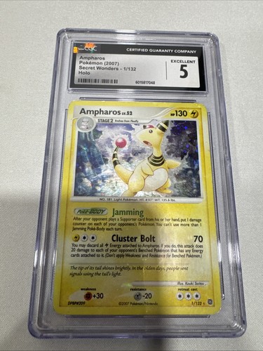 Ampharos graded CGC 5 for sale on eBay