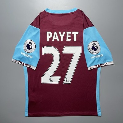 WEST HAM UMBRO 2016/2017 FOOTBALL SOCCER HOME JERSEY #27 DIMITRI