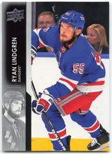 2021-22 Upper Deck #369 Ryan Lindgren New York Rangers