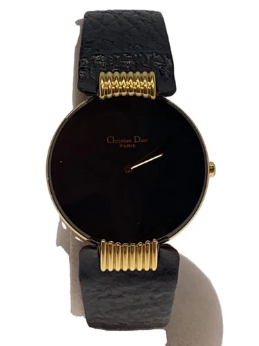 Montre Femme Christian Dior avec Dos Rayé Bagira Quartz Analogique Occasion