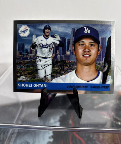 Shohei Ohtani #55CV-37 2025 Topps Chrome Platinum 1955 City Variation card