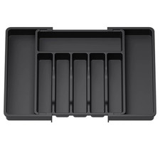 Silverware Drawer Organizer Expandable Utensil Tray Kitchen BPA Free Same Day