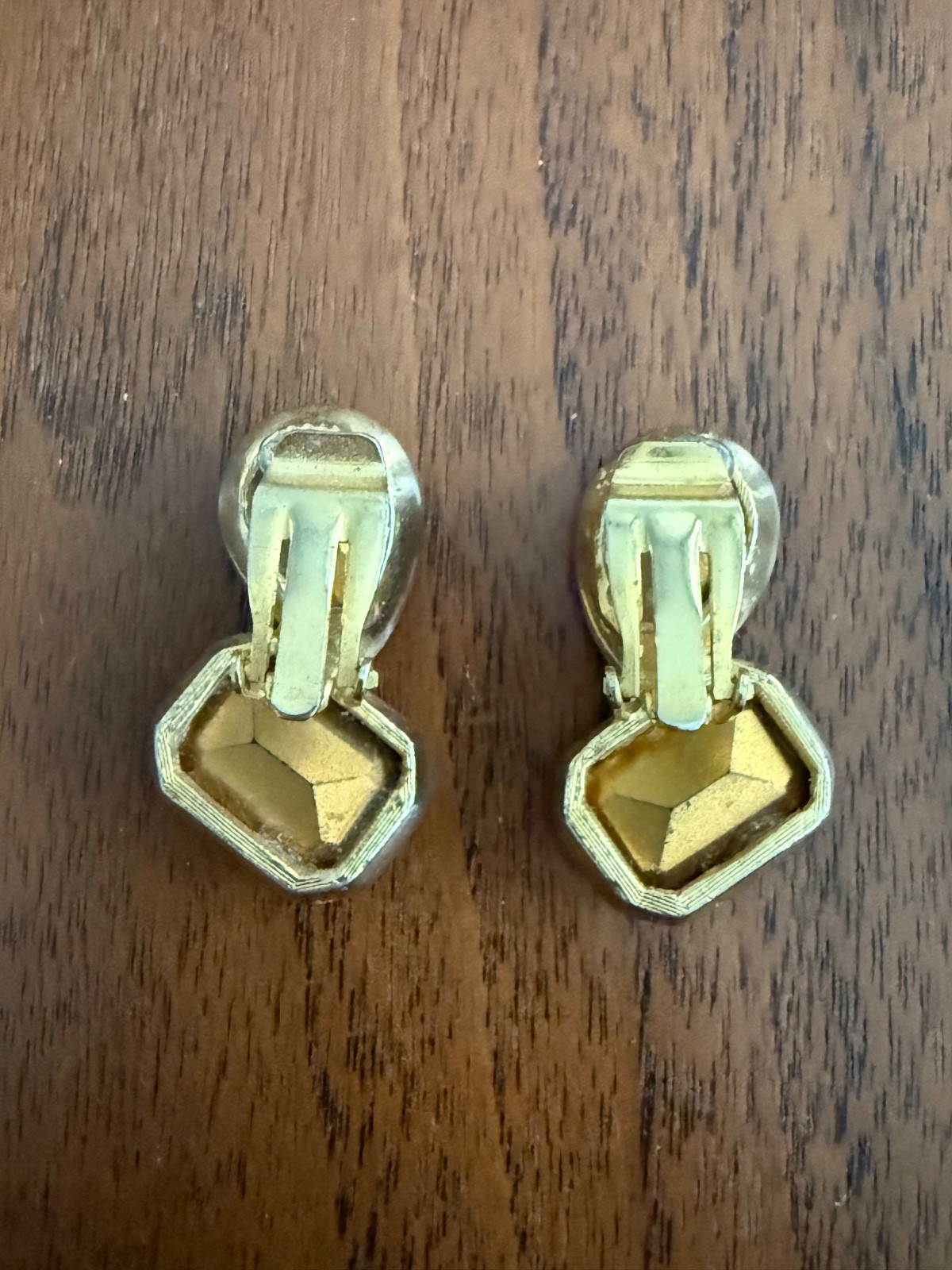 Vintage Kenneth Jay Lane Large Clear RhinestoneCl… - image 5