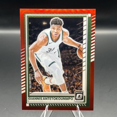2026 Donruss Giannis Antetokunmpo Optic Red Prizm /99 HEAT/BUCKS #106