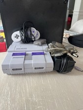Original Super Nintendo SNES Tested Working 2 Cont, Power, RF, Multi AV Cables