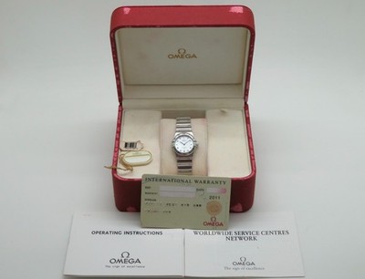 1998 Omega Constellation 1571.71.00 Ladies 24mm St.Steel Quartz Swiss Wristwatch