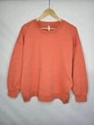 Lululemon Perfectly Oversized Crew Women's Size 12 XL Coral Cotton Terry