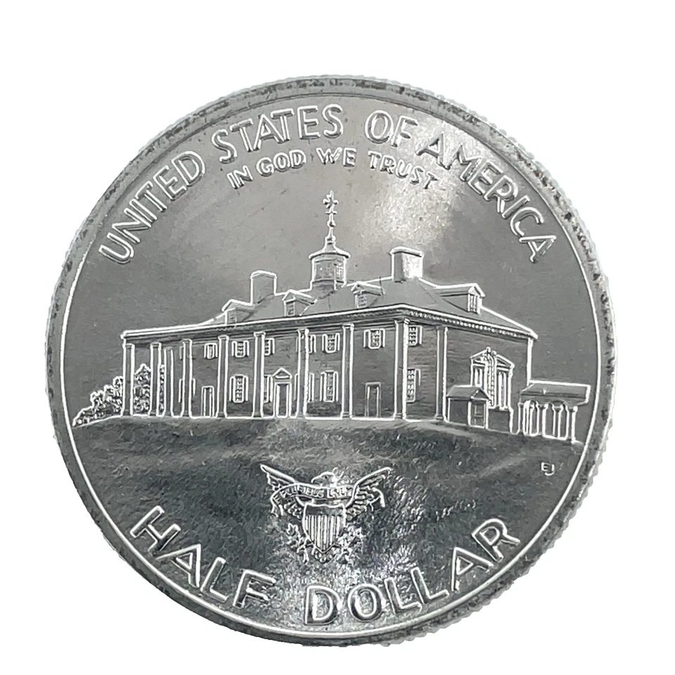 1982-D Washington Commemorative Silver Half Dollar 50c GEM BU Roll of 20 Coins - Image 3 of 4