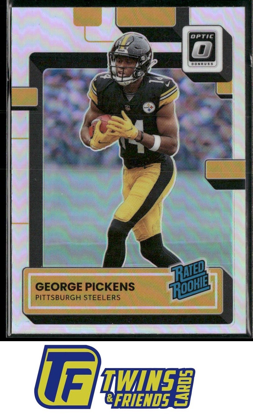 2022 Donruss Optic #223 George Pickens Holo Variation