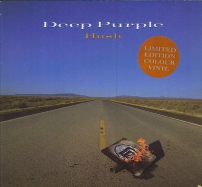 Hush - Blue Vinyl - EX Deep Purple UK 7'' vinyl single record