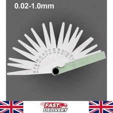 Stainless Steel Feeler gauge with 17 blades 0.02-1.00mm motorbike Pitbike monkey