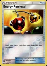 Energy Retrieval - Reverse Holo - Shining Legends 59/73 - NM - Pokemon
