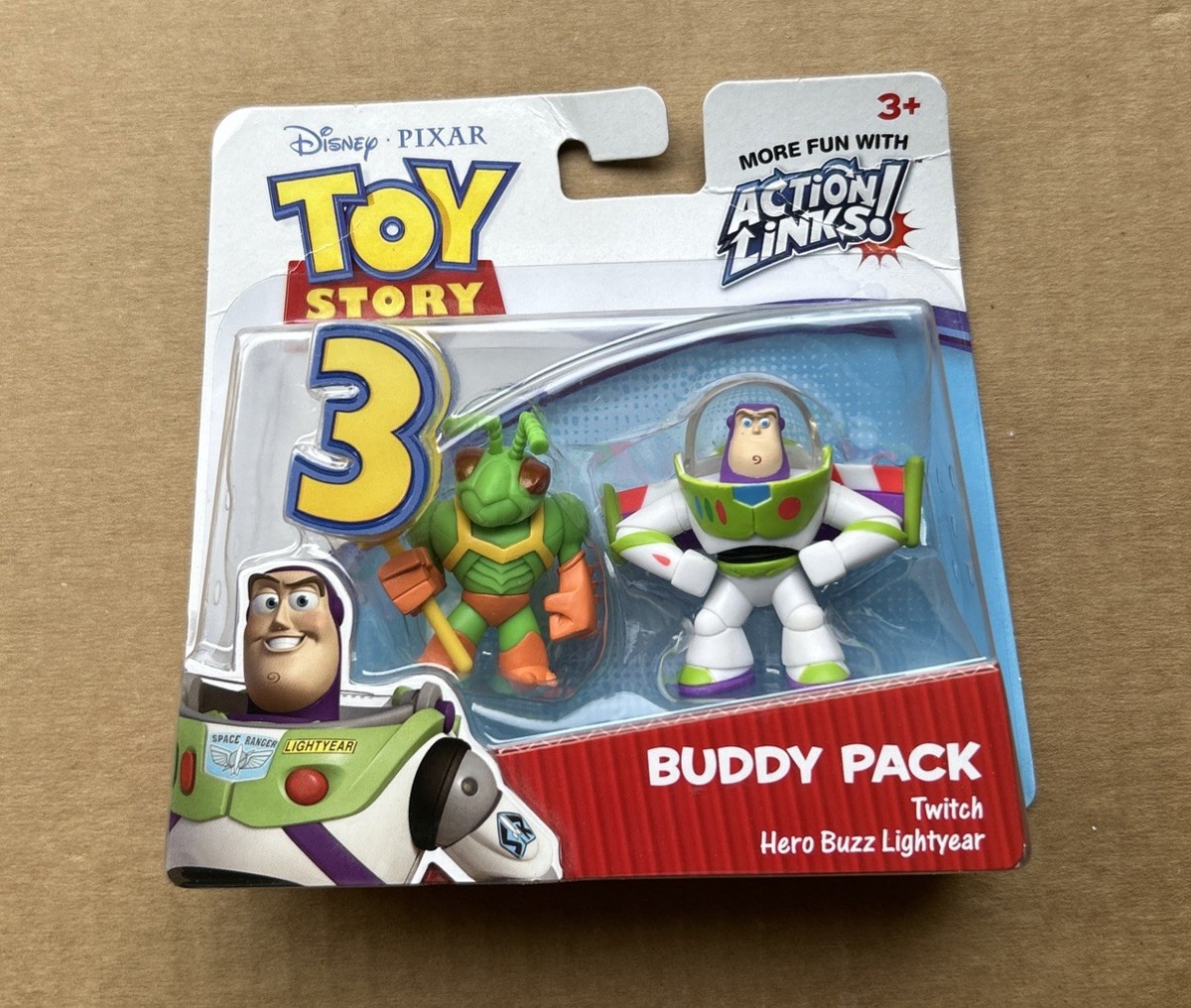 Disney Pixar Toy story 3 -Buddy Pack- TWITCH & HERO BUZZ LIGHTYEAR