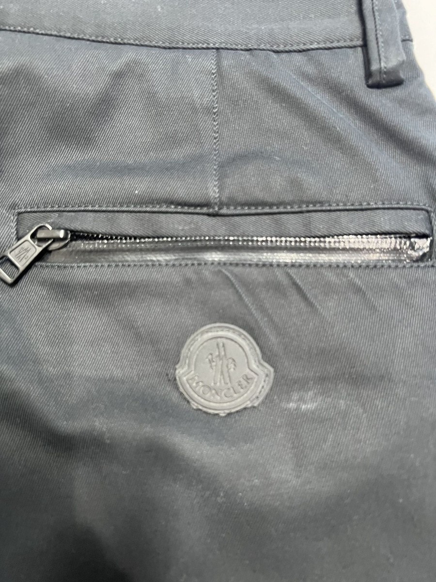 Moncler Pantalone Sportivo Trousers in Black | eBay