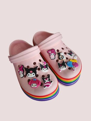 Cartoon Charms for Rubber Shoe Clog Shoe Charm Cat Bunny Rabbit Kawaii Japanese