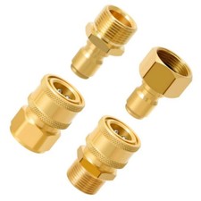 4PCS Durable Hose Adapter M22-15mm 3/8'' Pressure Washer Replacement