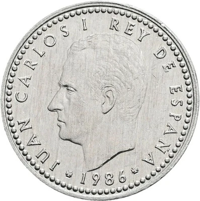 Spanien, 1 Peseta, 1986 - Bild 1 von 2