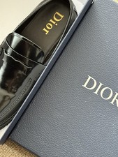 Dior Herren Slipper Loafer Schwarz Leder Slip...