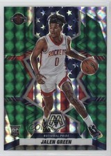 2021-22 Panini Mosaic National Pride Green Mosaic Prizm Jalen Green #259 0o9