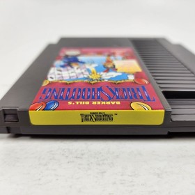 Barker Bill's Trick Shooting (Nintendo NES, 1990) cartucho y manual solamente