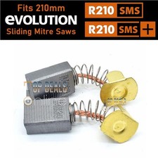 Carbon Brushes for Evolution R210SMS R210SMS+ 210mm Sliding Mitre Saw OEM