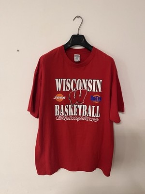 T-Shirt Wisconsin Basketball 2008 Vintage Alstyle XL American College