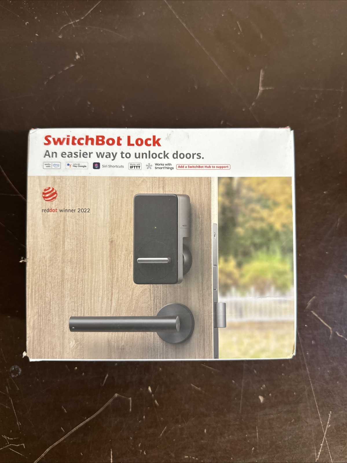 SwitchBot Smart Lock Bluetooth Keyless Entry Deadbolt Sealed-image