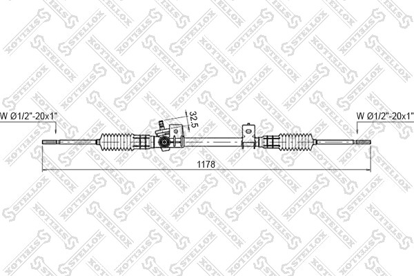 Stellox Lenkgetriebe Mechanisch FüR Ford Fiesta Iv Ja_ Jb_ Gfj J5_ J3_-image