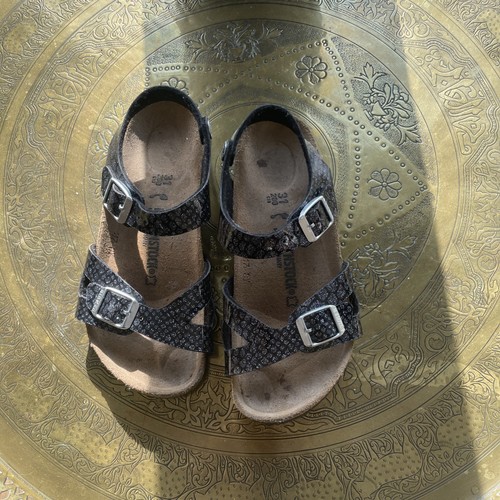 Birkenstock Kinder schwarz glitzernd Größe 31