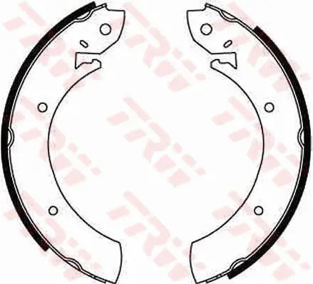 Ganasce freno GS6181 TRW per RENAULT FORD SSANGYONG HYUNDAI