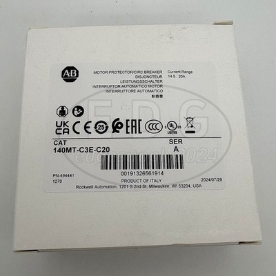 NEW 140MT-C3E-C20 Motor Protection Circuit Breaker New Original 140MTC3EC20