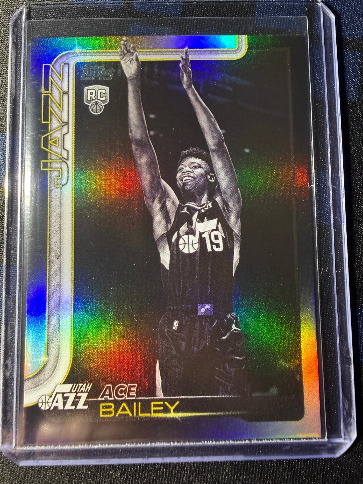 2025-26 Topps Blackout Ace Bailey RC #205