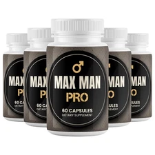 (3 Pack) Max Man Pro Advanced Male Health Supplement to Boost Energy & Endurance