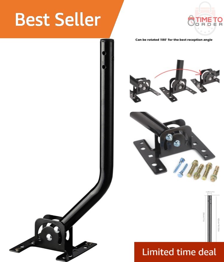 Bracket 16.5 Inch Black