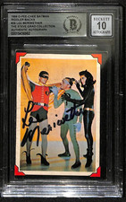 Lee Meriwether Signed 1966 O-Pee-Chee Batman Card #36 Beckett Auto 10