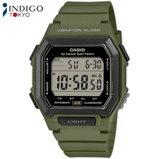 Casio Collection W-738H-3AJF Quartz Gray Dial 42.8mm Olive Watch