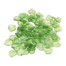 100pcs Acrylic Green Leaf Loose Beads Leaves Charm Pendant DIY Accessories Gift