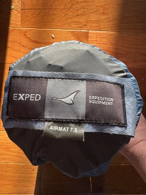 Exped Airmat 7.5 Blue/Gray Backpacking Camping Sleeping Pad Inflatable Mattress