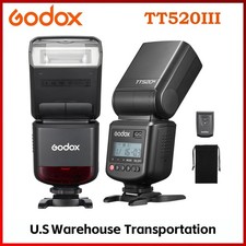 Godox TT520III Camera Flash Speedlite, GN33 Flash Speedlight with RT-16 Wireless